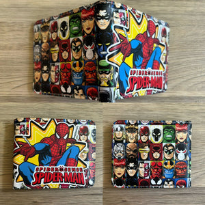 304 Superhero spider PVC and PU wallet