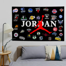 Load image into Gallery viewer, 01 Basketball 3D printing tapestry backdrop accessory party decoration
