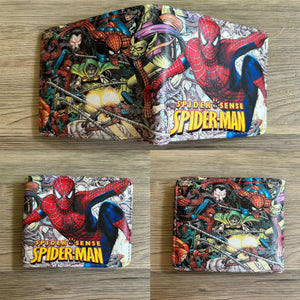 304 Superhero spider PVC and PU wallet