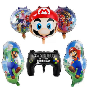 08 Super M Foil balloon party decorations