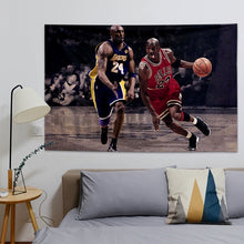 Load image into Gallery viewer, 01 Basketball 3D printing tapestry backdrop accessory party decoration
