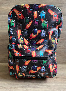 07 Among.us Game schoolbags fashion backpack bag