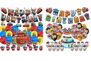 89 Cars theme birthday party decoration