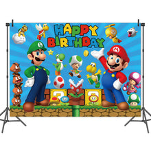 Load image into Gallery viewer, 08 Super M Birthday party decorations background wall backdrops 3D printing tapestry post accessory
