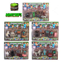 Load image into Gallery viewer, 33 Mine•craft mini figures cake decorations kid toys
