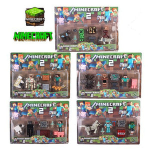 33 Mine•craft mini figures cake decorations kid toys