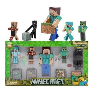 33 Mine•craft mini figures cake decorations kid toys