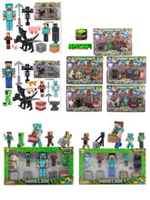 Load image into Gallery viewer, 33 Mine•craft mini figures cake decorations kid toys
