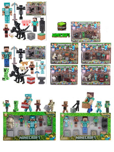 33 Mine•craft mini figures cake decorations kid toys