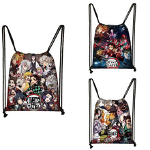 Load image into Gallery viewer, Anime Demon S string bag fashion backpack
