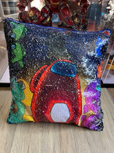 Load image into Gallery viewer, 07 Among.us Game cushions with sequins pillow cases
