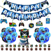 Load image into Gallery viewer, 79 Game theme Birthday party decoration
