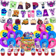 Load image into Gallery viewer, 86 Blox •Fruits theme birthday party decoration
