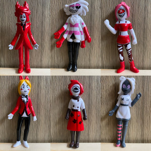 88 Hazbin•Hotel mini figures cake decorations