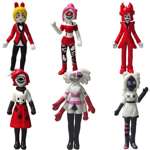 88 Hazbin•Hotel mini figures cake decorations