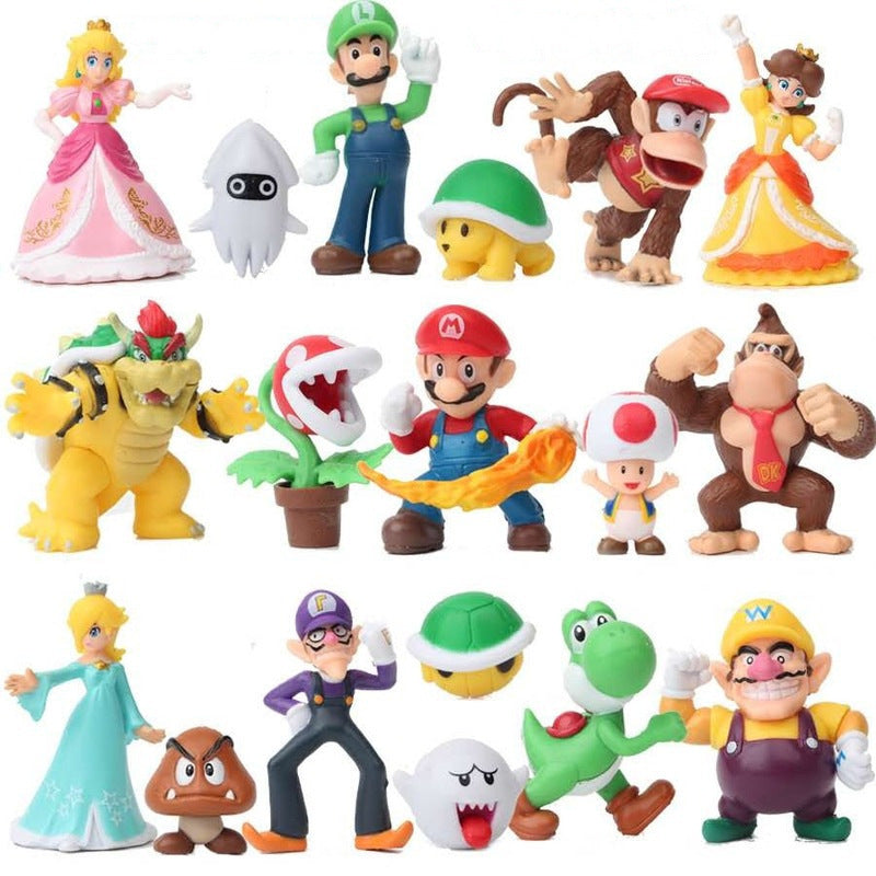 08 Super M mini figures cake decoration kid toys