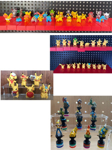 18 Poke•Mon mini figures (B/C/D/E) cake decoration kid toys