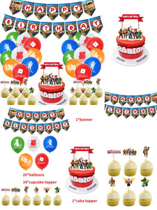 13 Ro•blox theme birthday  party decorations