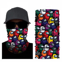 Load image into Gallery viewer, 07 Among 3D printing funny masks fashion multifunctional scarf
