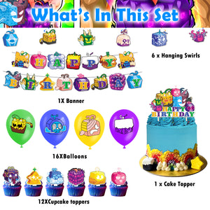 86 Blox •Fruits theme birthday party decoration