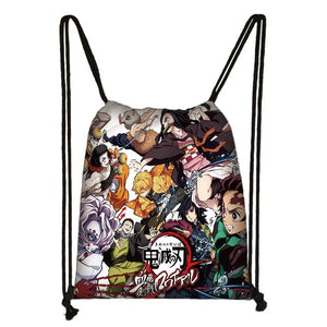 Anime Demon S string bag fashion backpack