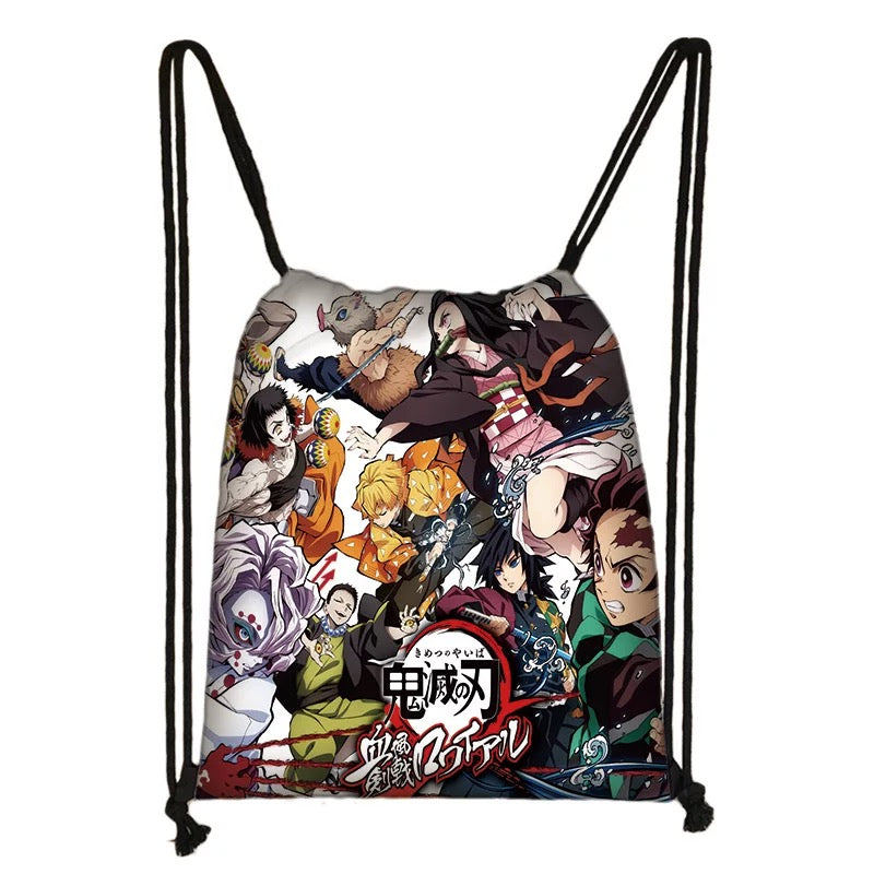 Anime Demon S string bag fashion backpack