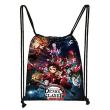 Load image into Gallery viewer, Anime Demon S string bag fashion backpack
