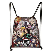 Load image into Gallery viewer, Anime Demon S string bag fashion backpack
