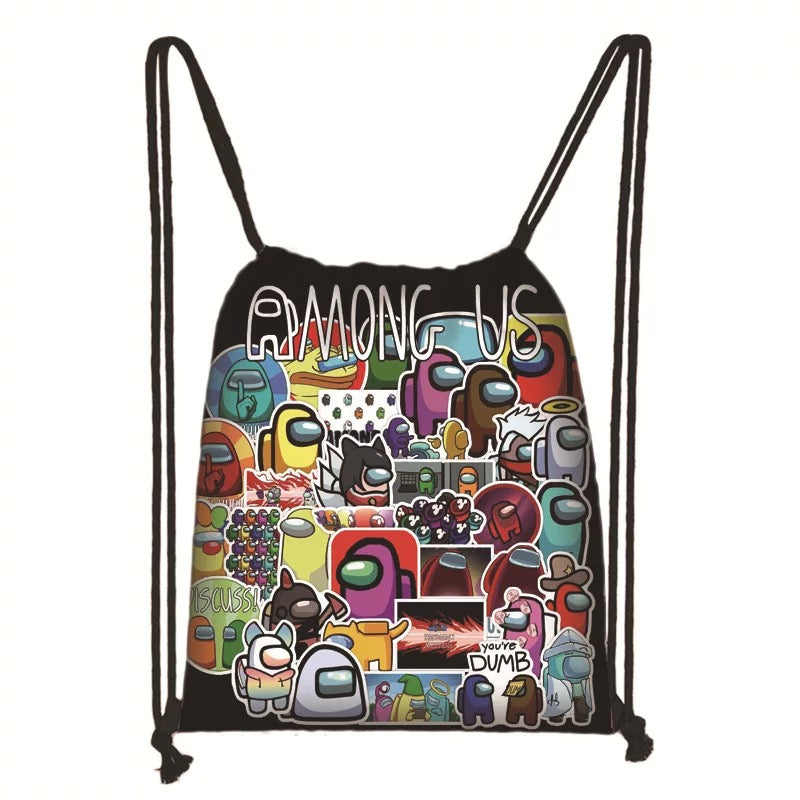 07 Among.us Game fashion string bag