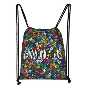 07 Among.us Game fashion string bag