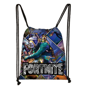 04 Fort•nite Game string bag fashion backpacks