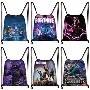 04 Fort•nite Game string bag fashion backpacks