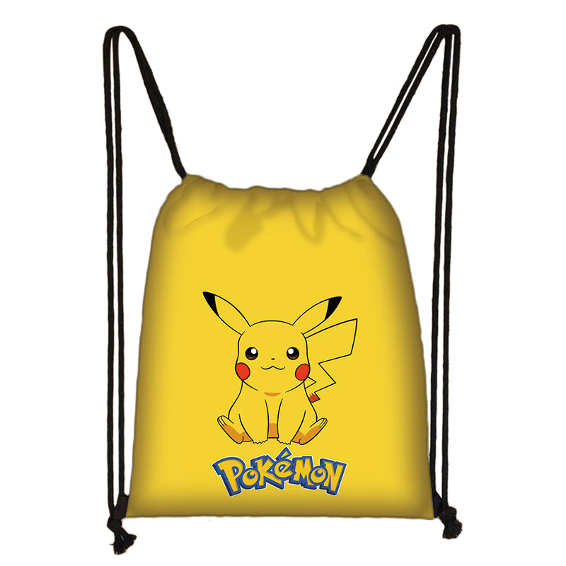 18 Poke•Mon string bag fashion backpacks