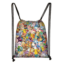 Load image into Gallery viewer, 18 Poke•Mon string bag fashion backpacks
