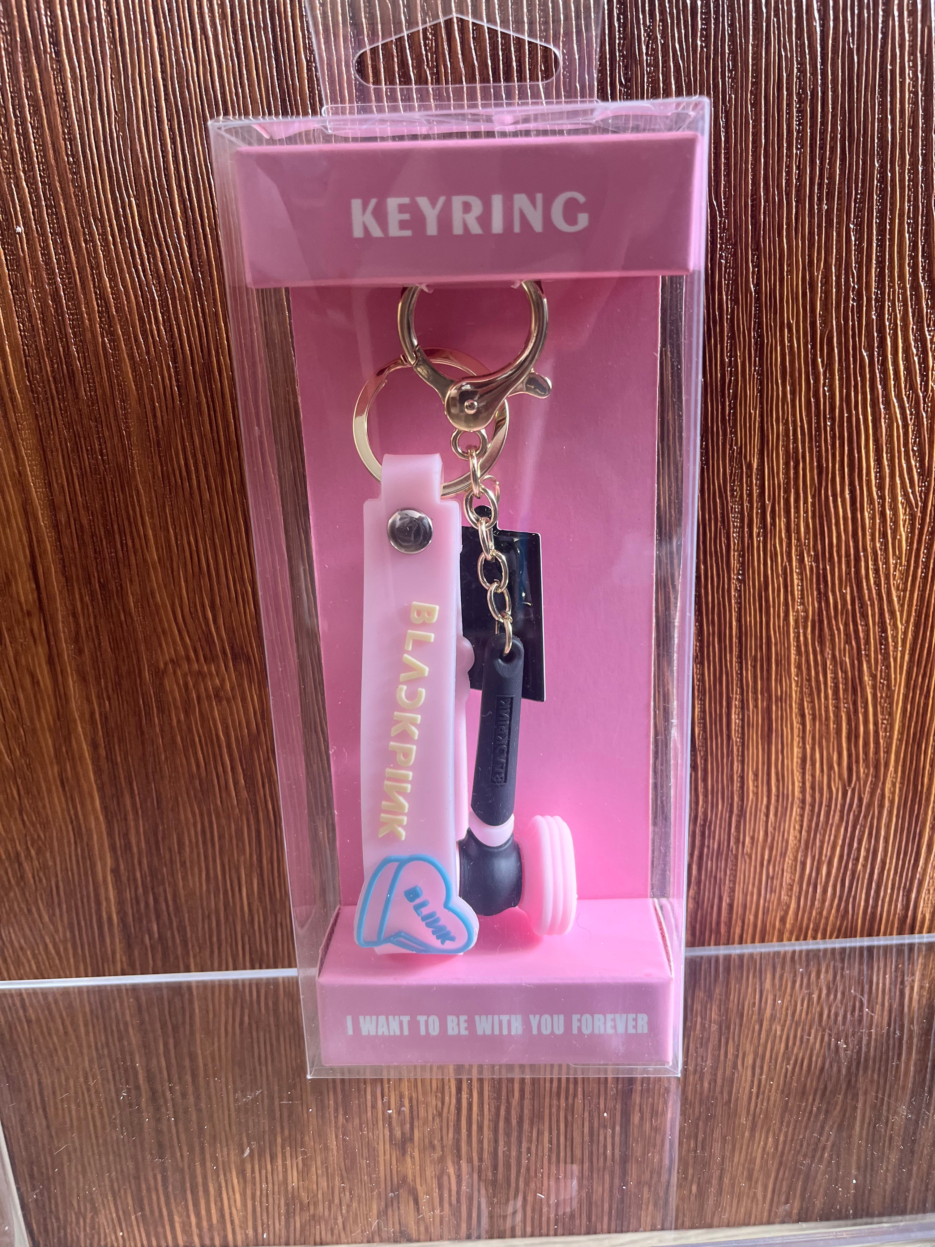 Keychain Wristlet - Sakura Black Pink – liana lola