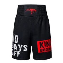 Load image into Gallery viewer, Fashion man boxing sport shorts loose training five-points shorts clothes
