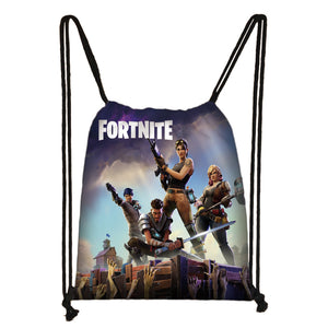 04 Fort•nite Game string bag fashion backpacks