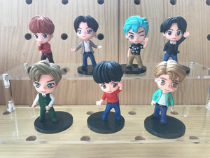 401 BTS mini figures cake decorations