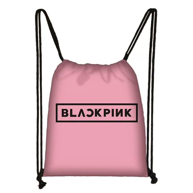 Blackpink drawstring shop bag