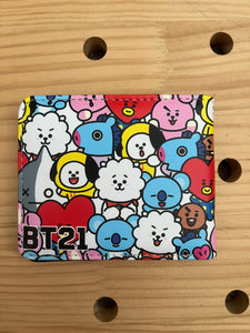 BTS fashion PU wallet