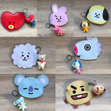 Load image into Gallery viewer, BTS money bag and keychain
