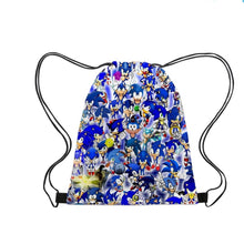 Load image into Gallery viewer, 06 So•nic string bag fashion backpack
