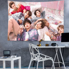 Load image into Gallery viewer, 401 BTS 3D printing tapestry backdrop accessory party decoration
