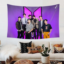 Load image into Gallery viewer, 401 BTS 3D printing tapestry backdrop accessory party decoration
