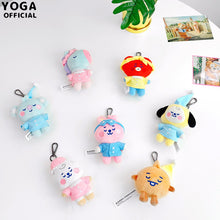 Load image into Gallery viewer, BTS plush dolls BT21 keychain
