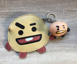 BTS money bag and keychain