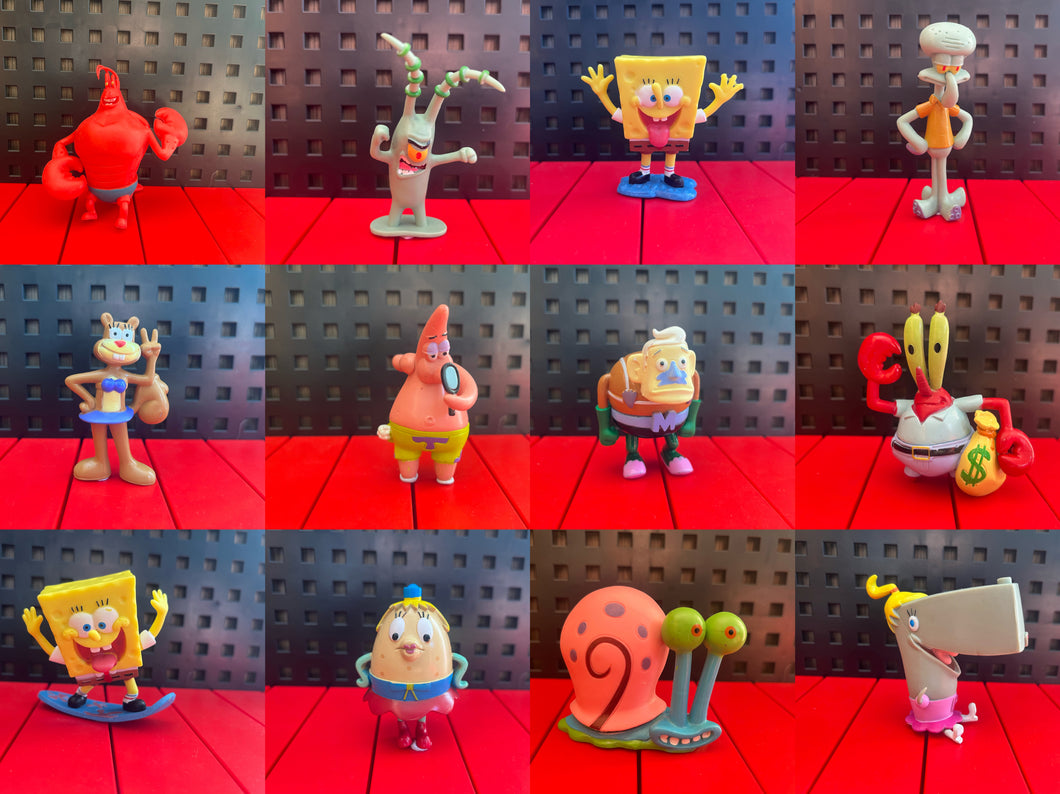 32 Sponge•Bob S Mini figures cake decoration