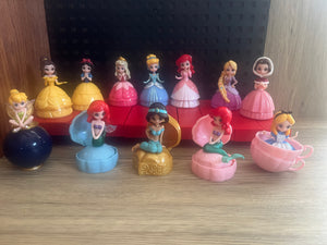 74 Princess mini figures cake decoration kid toys