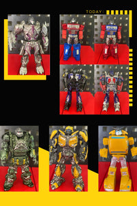 12 Transformers mini figures cake decorations