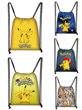 Load image into Gallery viewer, 18 Poke•Mon string bag fashion backpacks
